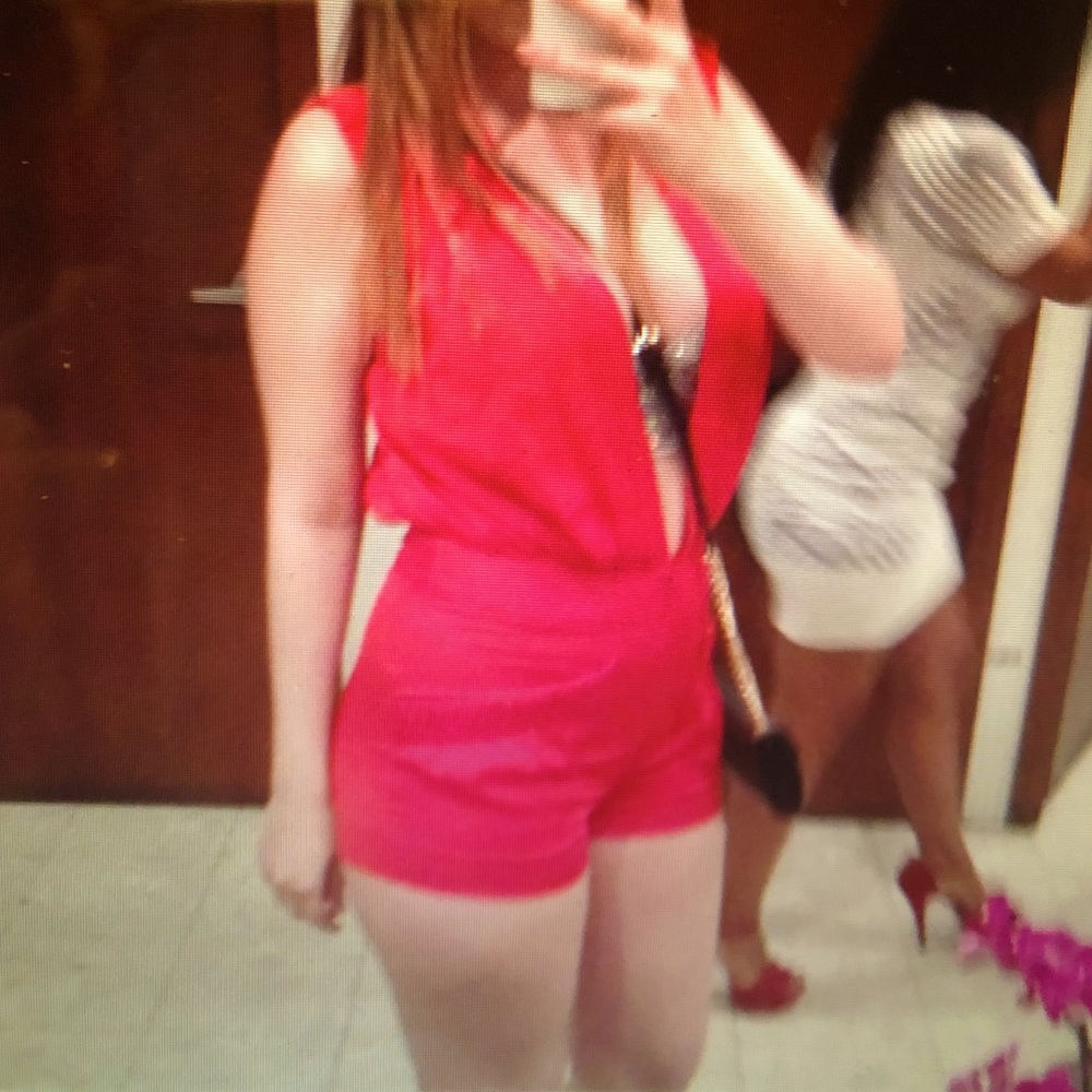 Bebe Deep V Romper